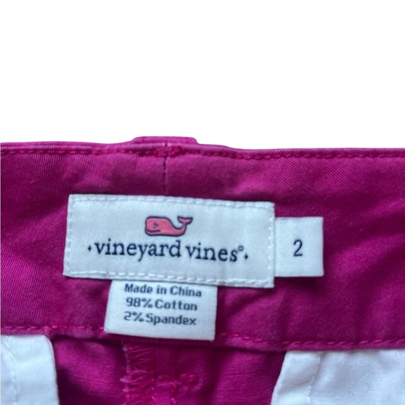 Vineyard Vines 3” Hot Pink Shorts Size 2 - Picture 7 of 7